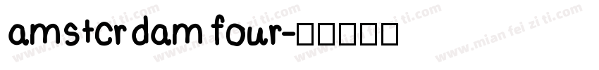 amstcrdam four字体转换